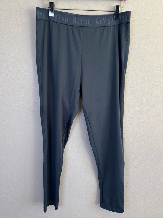 AsYou Pants - ASOS AsYou Blue Gray High Waisted Leggings Stretch Minimalist Athleisure size 6